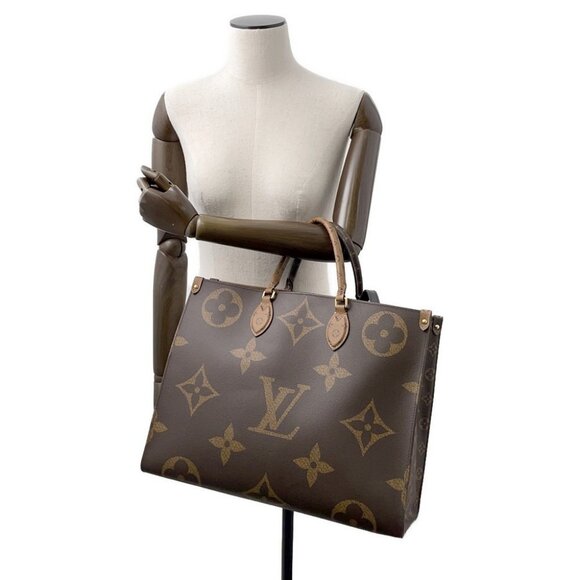 LOUIS VUITTON Onthego Size GM Monogram / Monogram Reverse Canvas - Picture 4 of 16